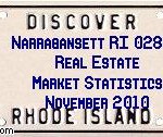 Narragansett RI 02882 Real Estate Market Statistics November 2010