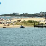 BI's beach and harbor