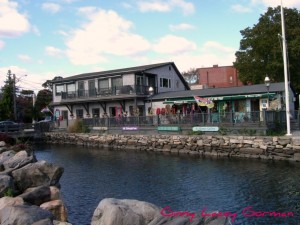 Wickford RI along the waterfront