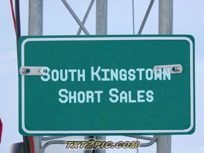 South Kingstown RI Short Sales - Real Estate