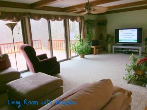 Living room at 80 Fawns Run North Kingstown RI real estate