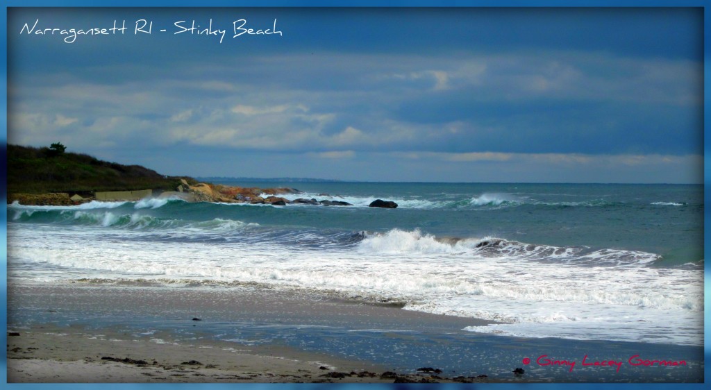 Narragansett RI Beach & real estate with the ocean