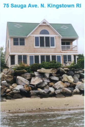 75 Sauga Ave North Kingstown RI Waterfront Home for Sale