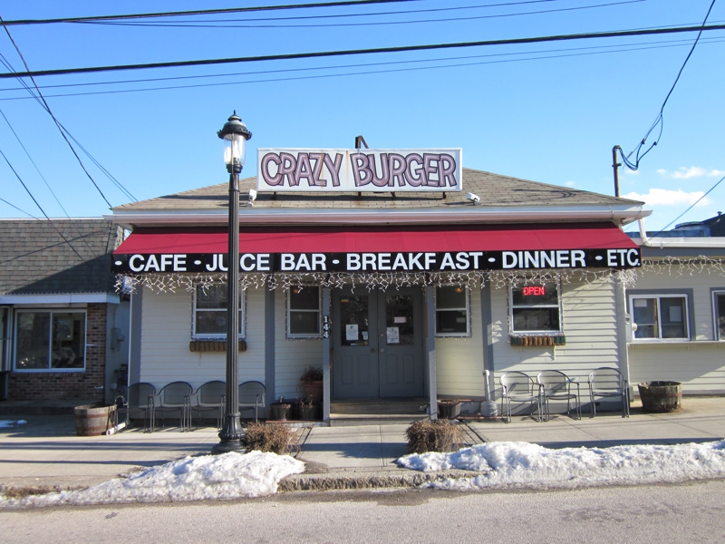 Crazy Burger Cafe & Juice Bar the Funky Menu to Die For! Rhode
