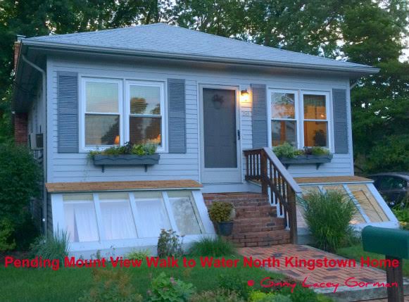 Another Pending Sale North Kingstown Walk to Water Home| Mount View neighborhood