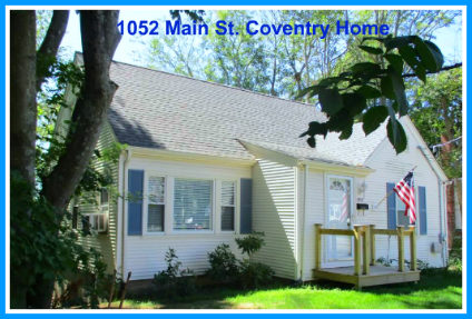 Cape Cod Home for Sale 1052 Main Street Coventry RI 02816