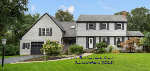 Saunderstown RI Sold Colonial Home 1615 Boston Neck Rd